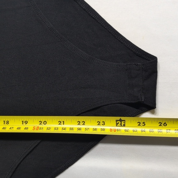 Mangopop Black Long Sleeve Bodysuit Size Small - Picture 3 of 5